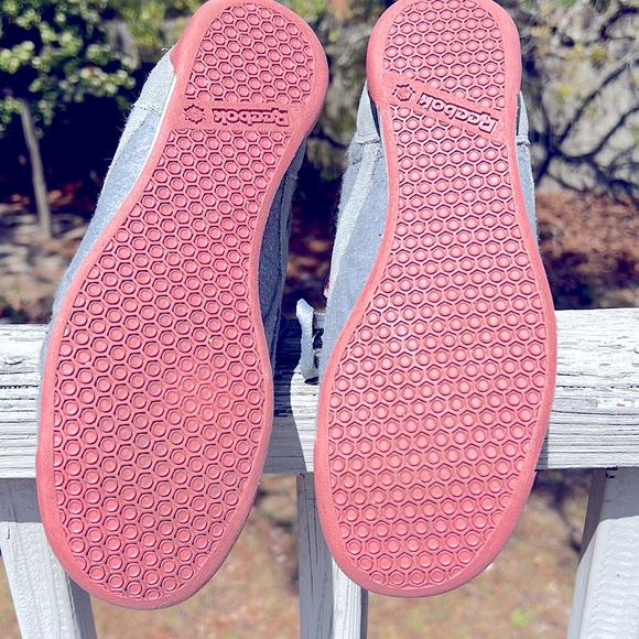 Reebok 80’s Classic Freestyle Grey/Pink Hi Top - Picture 4 of 5